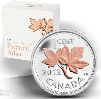 2012 1/2oz Silver Proof - Farewell to the Penny
